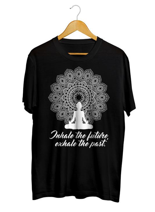 Inhale - Exhale Yoga Unisex Printed Tshirt