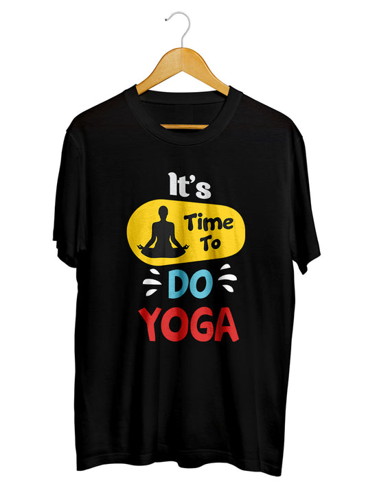 Time to do Yoga Unisex Printed Tshirt