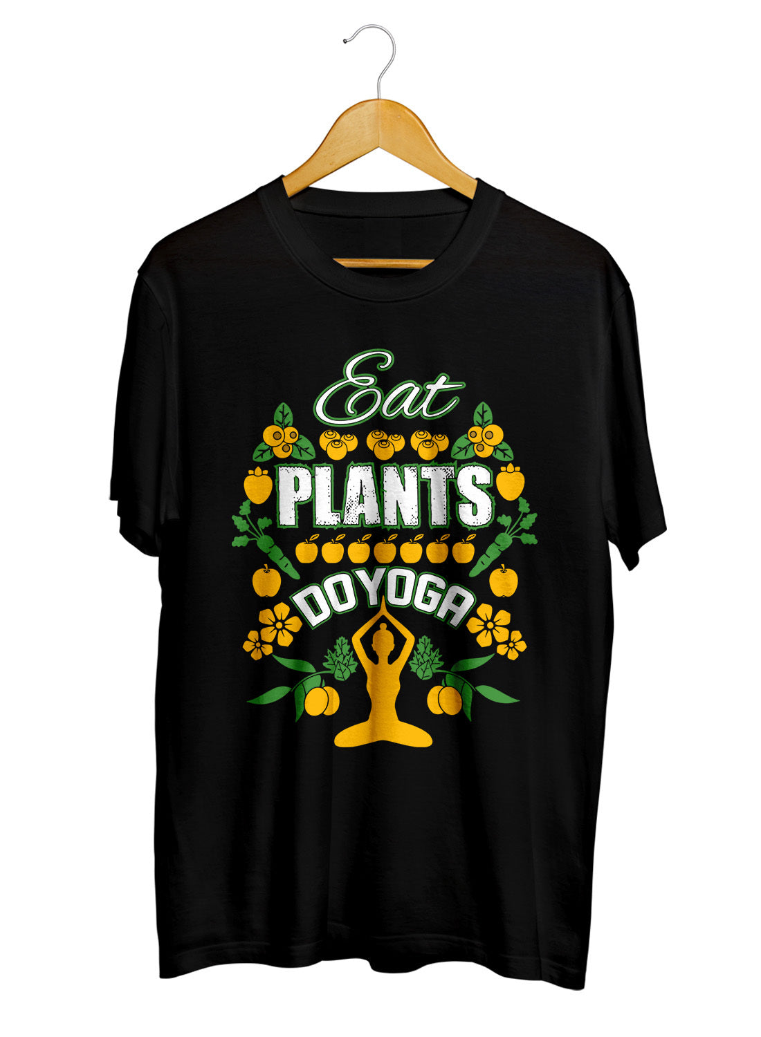 Eat Plants do YOGA Unisex Printed Tshirt