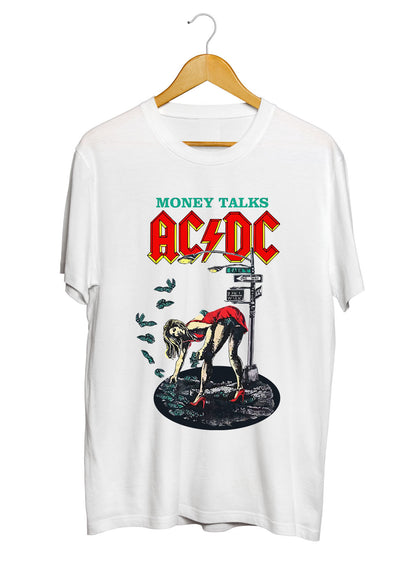 ACDC Music Printed Unisex 100% Cotton Tshirt