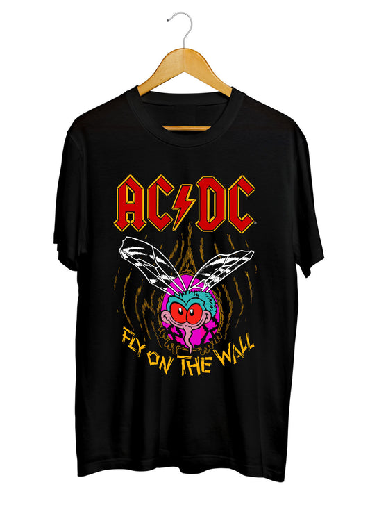 ACDC Fly Music Printed Unisex 100% Cotton Tshirt