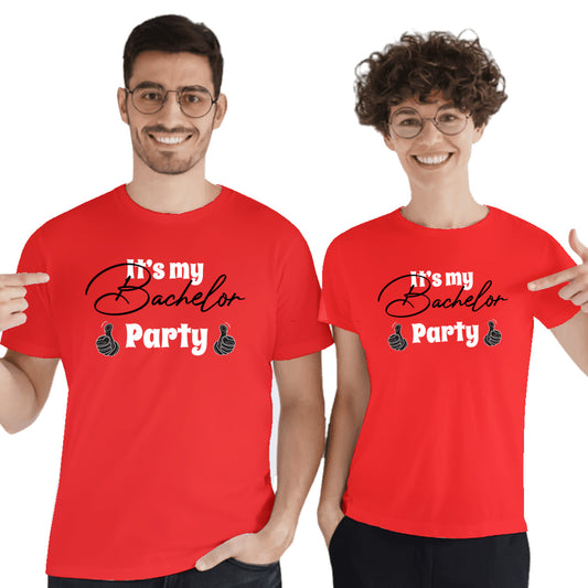 Bachelors Party Matching Printed Tshirts (Pack Of 2)