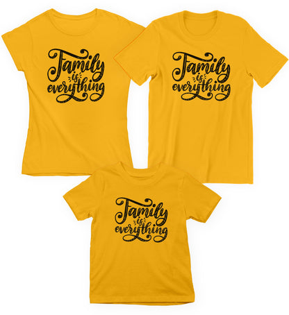 Family is Everything Matching Printed Tshirts (Pack Of 3)