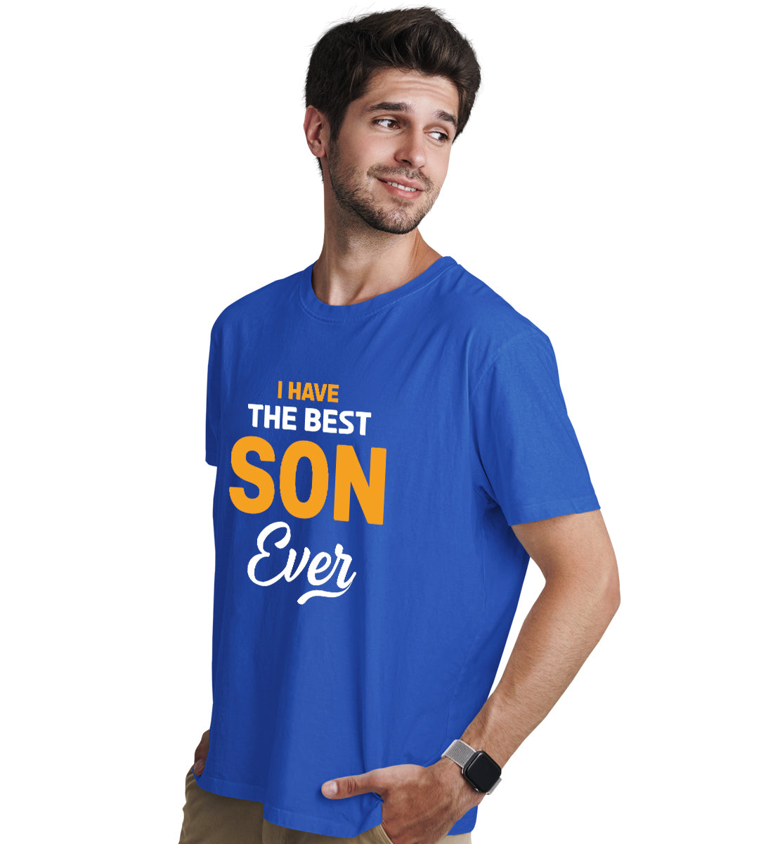 Best Dad - Son Matching Printed Tshirts (Pack Of 2)