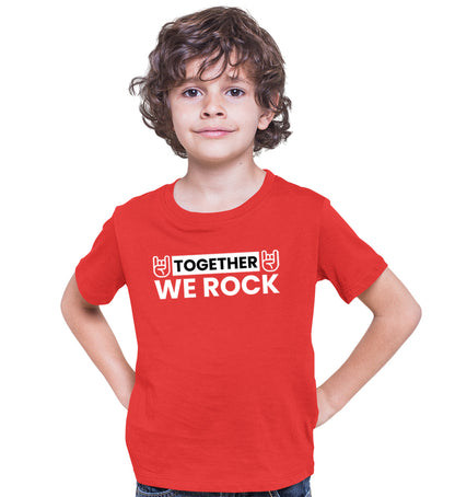 Rock Family Matching Printed Tshirts (Pack Of 3)