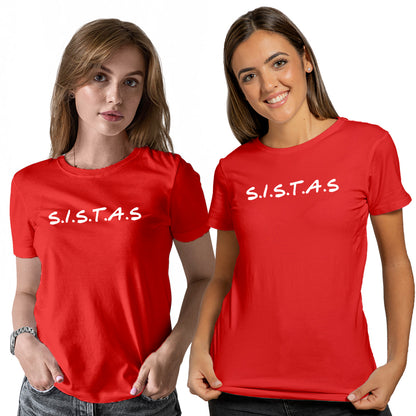 Girls Crew - Matching Printed Tshirts (Pack Of 2)