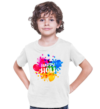 Happy Holi Festival Matching Printed Tshirts