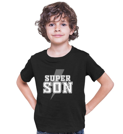 Super Dad - Son Matching Printed Tshirts (Pack Of 2)