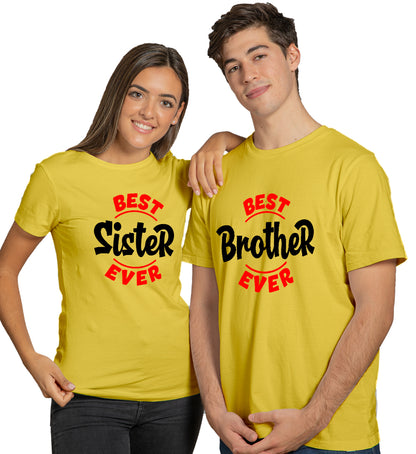 Siblings Matching Printed Tshirts (Pack Of 2)