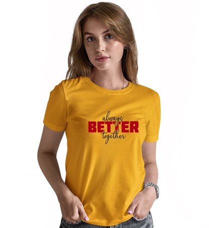 Better Together Family Matching Printed Tshirts (Pack Of 3)