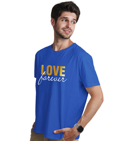 LOVE Forever Couple Matching Printed Tshirts (Pack Of 2)