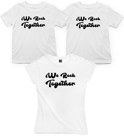 Mother - Son - Daughter Matching Printed Tshirts (Pack Of 3)