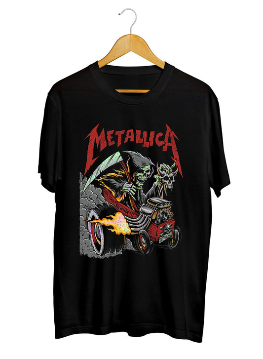 Metallica Music Printed Unisex 100% Cotton Tshirt