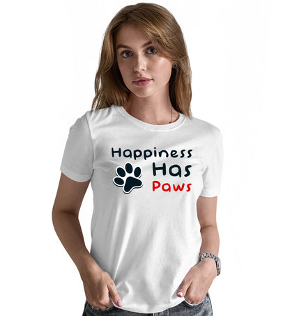 Happiness Paws - Pet Lover Unisex Printed Tshirt