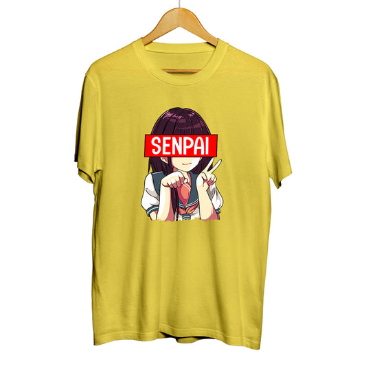 Senpai Anime Printed Unisex Tshirt