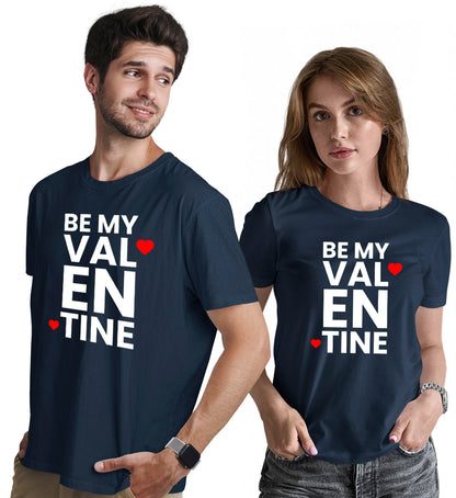 Valentines Couple Matching Printed Tshirts (Pack Of 2)