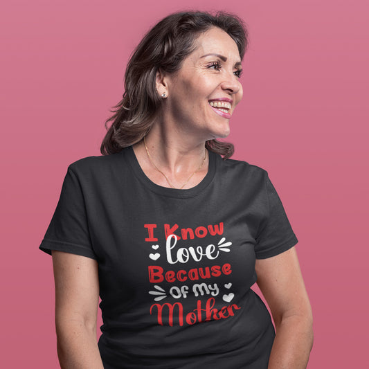 Mother's Day Women's Round Neck Printed Tshirt - Special Days